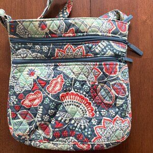 Vera Bradley Nomadic Floral Triple Zip Hipster
